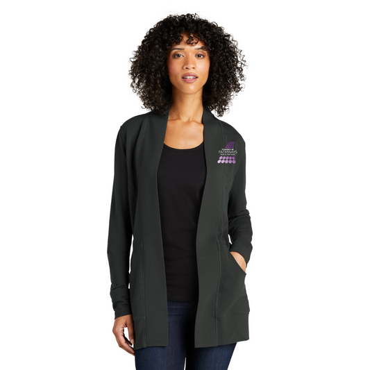 Ladies Microterry Cardigan